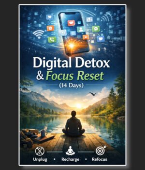 Digital Detox & Focus Reset Workbook: Break Phone Addiction in 14 Days